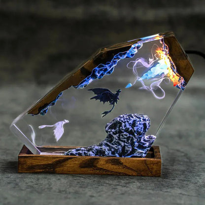 Toothless Resin Lamp