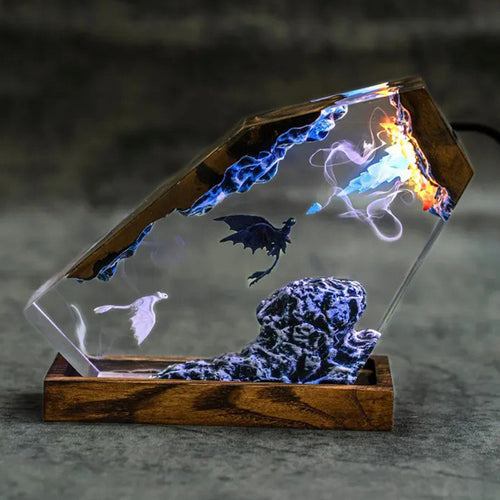 Toothless Resin Lamp