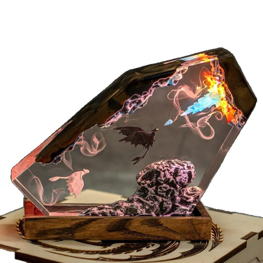 Toothless Resin Lamp